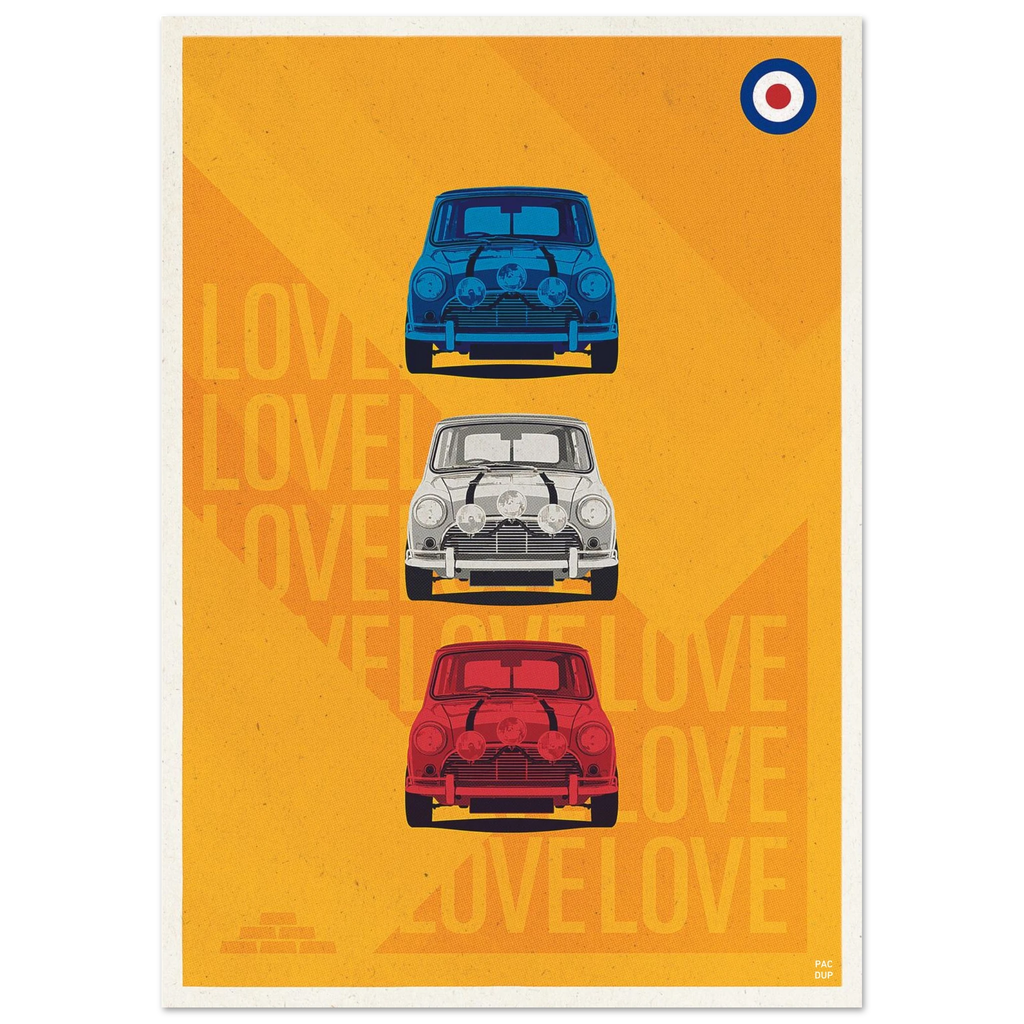 PAC DUP The Italian Job (LOVE) - A size Poster