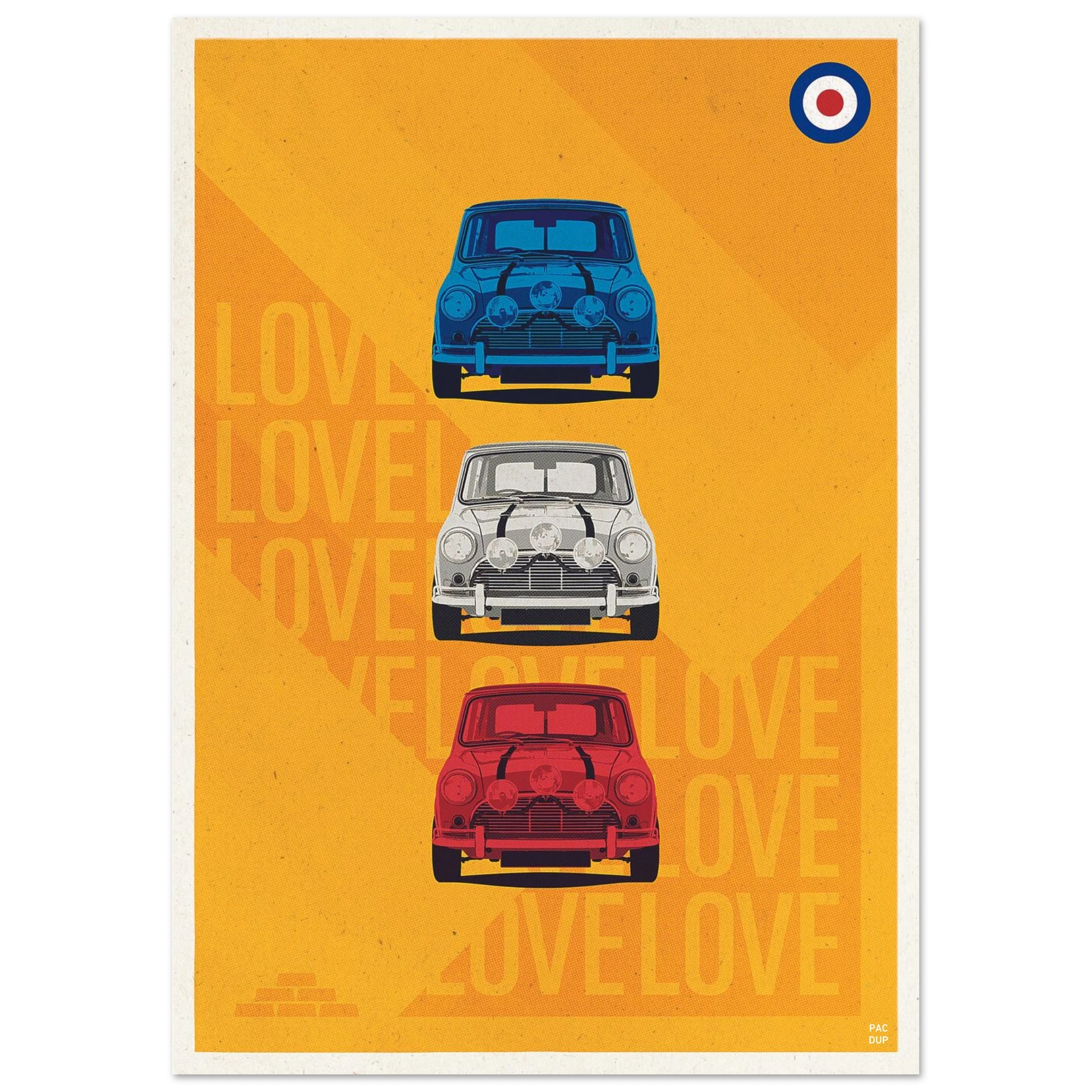 PAC DUP The Italian Job (LOVE) - A size Poster